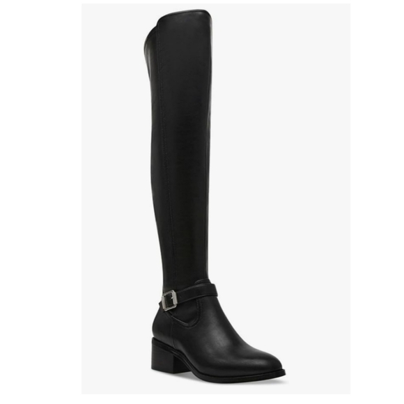 Dolce Vita Shoes - DV Dolce Vita Elyse Black Over The Knee Riding Boots Buckle Detail Women’s 7